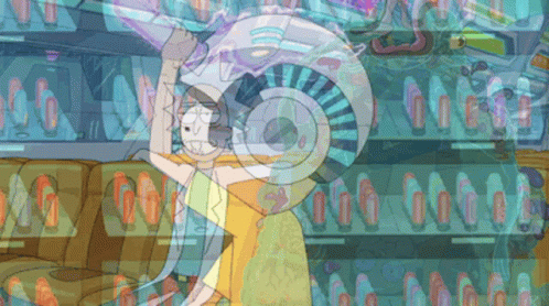 Animated illustration of person juggling multiple tasks